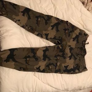 Camo Fashionable High Waist Pants